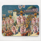 Circus Poster van dansers voor de Moorse koning Muismat (Voorkant)