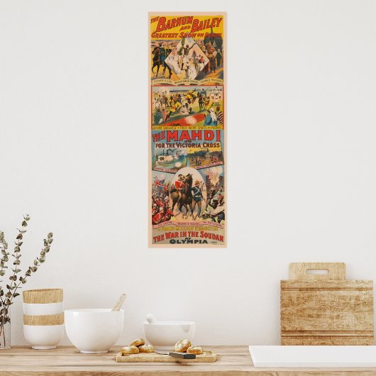 Circus Poster van de Mahdi (Keuken)