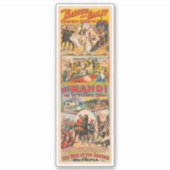  Circus Poster van de Mahdi Sticker (Voorkant)