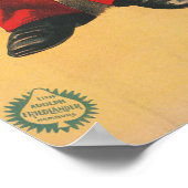 Circus Poster van de menigte bewonderen een Franse (Hoek)