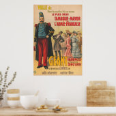 Circus Poster van de menigte bewonderen een Franse (Keuken)