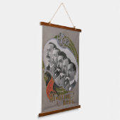 circus Poster van de vijf broers Hangend Wandkleed (Gebogen)