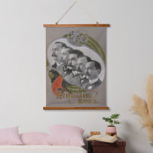 circus Poster van de vijf broers Hangend Wandkleed (Slaapkamer)