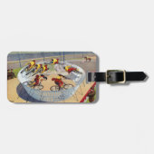 Circus Poster van de zeven Gaynells fietsen Bagagelabel (Voorkant horizontaal)