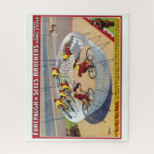 Circus Poster van de zeven Gaynells fietsen Legpuzzel (Verticaal)