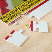 Circus Poster van de zeven Gaynells fietsen Legpuzzel (Zijkant)