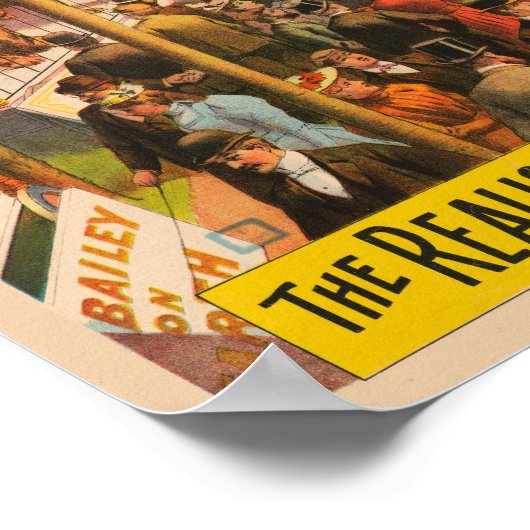  circus Poster van dieren en performers (Hoek)