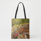circus Poster van dieren en performers Tote Bag (Voorkant)