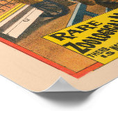 Circus Poster van Dieren tentoongesteld in een ten (Hoek)