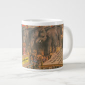 Circus Poster van Dieren tentoongesteld in een ten Grote Koffiekop (Voorkant rechts)