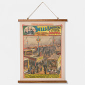 Circus Poster van Dieren tentoongesteld in een ten Hangend Wandkleed (Voorkant)