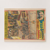 Circus Poster van Dieren tentoongesteld in een ten Legpuzzel (Horizontaal)