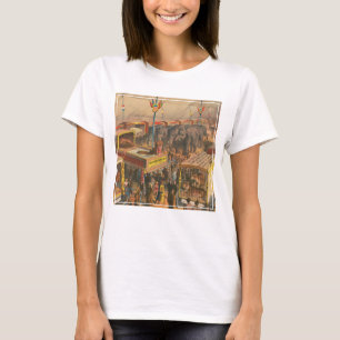 Circus Poster van Dieren tentoongesteld in een ten T-shirt