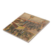 Circus Poster van Dieren tentoongesteld in een ten Tegeltje (Zijkant)