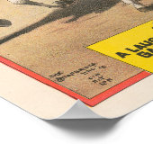 circus Poster van een aap gedreven coach (Hoek)