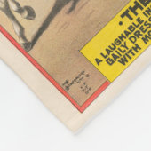  circus Poster van een aap gedreven coach Fleece Deken (Hoek)