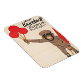  circus Poster van een aap met ballonnen Magneet (Rechterzijde)