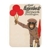  circus Poster van een aap met ballonnen Magneet (Verticaal)