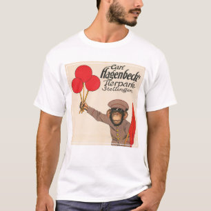  circus Poster van een aap met ballonnen T-shirt