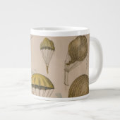 Circus Poster van een luchtballon performance Grote Koffiekop (Voorkant rechts)