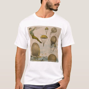 Circus Poster van een luchtballon performance T-shirt