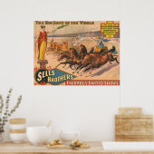  circus Poster van een Romeinse wagenrennen (Keuken)