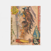  circus Poster van een Romeinse wagenrennen Fleece Deken (Voorkant)