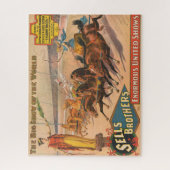  circus Poster van een Romeinse wagenrennen Legpuzzel (Verticaal)