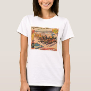 circus Poster van een Romeinse wagenrennen T-shirt