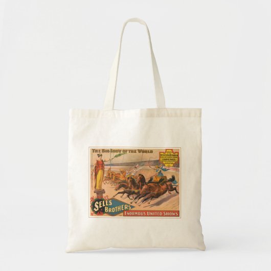  circus Poster van een Romeinse wagenrennen Tote Bag (Voorkant)