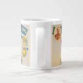 Circus Poster van Julius Seeth met zijn leeuwen Grote Koffiekop (Achterkant)