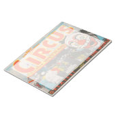 Circus Poster van mensen die de grote top betreden Notitieblok (Schuin)