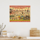 Circus Poster van mensen in kostuums die optreden (Keuken)
