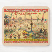 Circus Poster van mensen in kostuums die optreden Muismat (Voorkant)