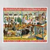 Circus Poster van mensen van verschillende nationa (Voorkant)