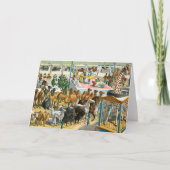 Circus Poster van mensen van verschillende nationa Kaart (Voorkant)