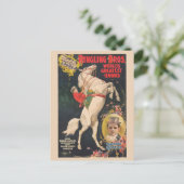 Circus Poster van mevrouw Ada Castello op een paar Briefkaart (Staand voorkant)