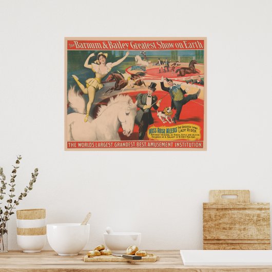  Circus Poster van Miss Roos Meers (Keuken)
