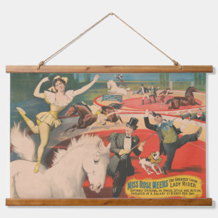  Circus Poster van Miss Roos Meers Hangend Wandkleed