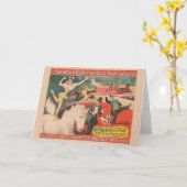  Circus Poster van Miss Roos Meers Kaart (Gele Bloem)