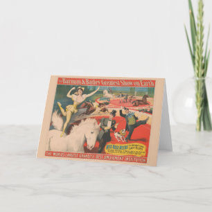 Circus Poster van Miss Roos Meers Kaart
