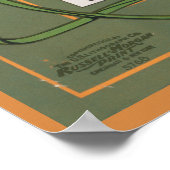 Circus Poster van olifanten speelinstrumenten (Hoek)