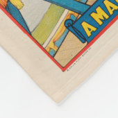 Circus Poster van Tight-Rope Walker met een Paraso Fleece Deken (Hoek)