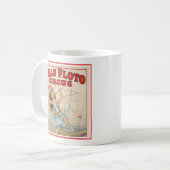 Circus Poster van Tight-Rope Walker met een Paraso Koffiemok (Voorkant links)