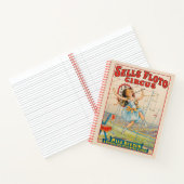 Circus Poster van Tight-Rope Walker met een Paraso Notitieboek (Binnen)
