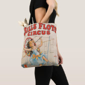 Circus Poster van Tight-Rope Walker met een Paraso Tote Bag (Dichtbij)