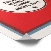 Circus Poster van twee Mannen in wagenrennen (Hoek)