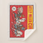 Circus Poster van twee Mannen in wagenrennen Sherpa Deken (Voorkant)