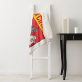 Circus Poster van twee Mannen in wagenrennen Sherpa Deken (In situ)