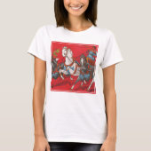 Circus Poster van twee Mannen in wagenrennen T-shirt (Voorkant)